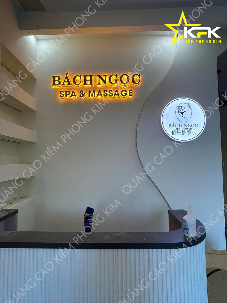 LẮP ĐẶT BỘ CHỮ VÀ LOGO MICA SÁNG ĐÈN